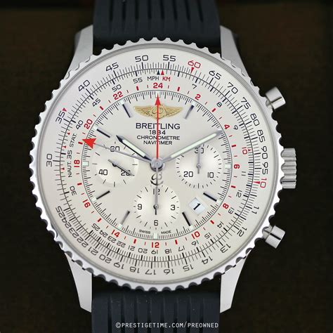 breitling navitimer metal band|breitling navitimer pre owned.